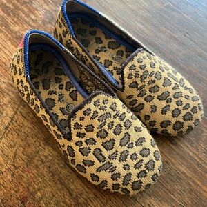 Kids Rothy’s Leopard Pattern Loafers